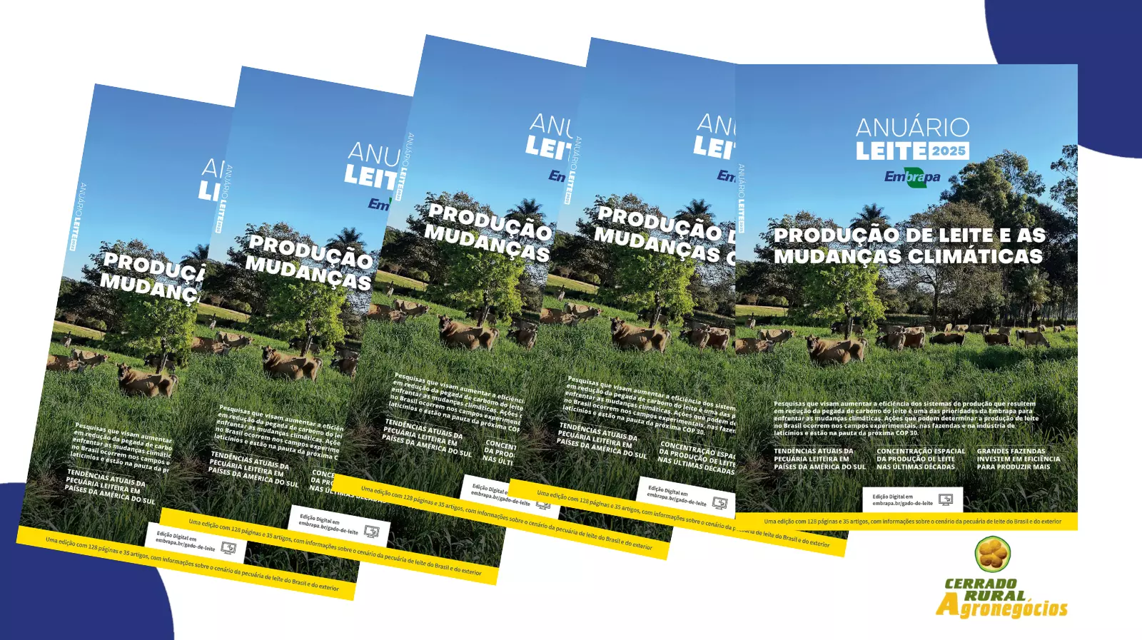 ANUÁRIO LEITE 2025  ][ Produção em alta e foco em sustentabilidade climática